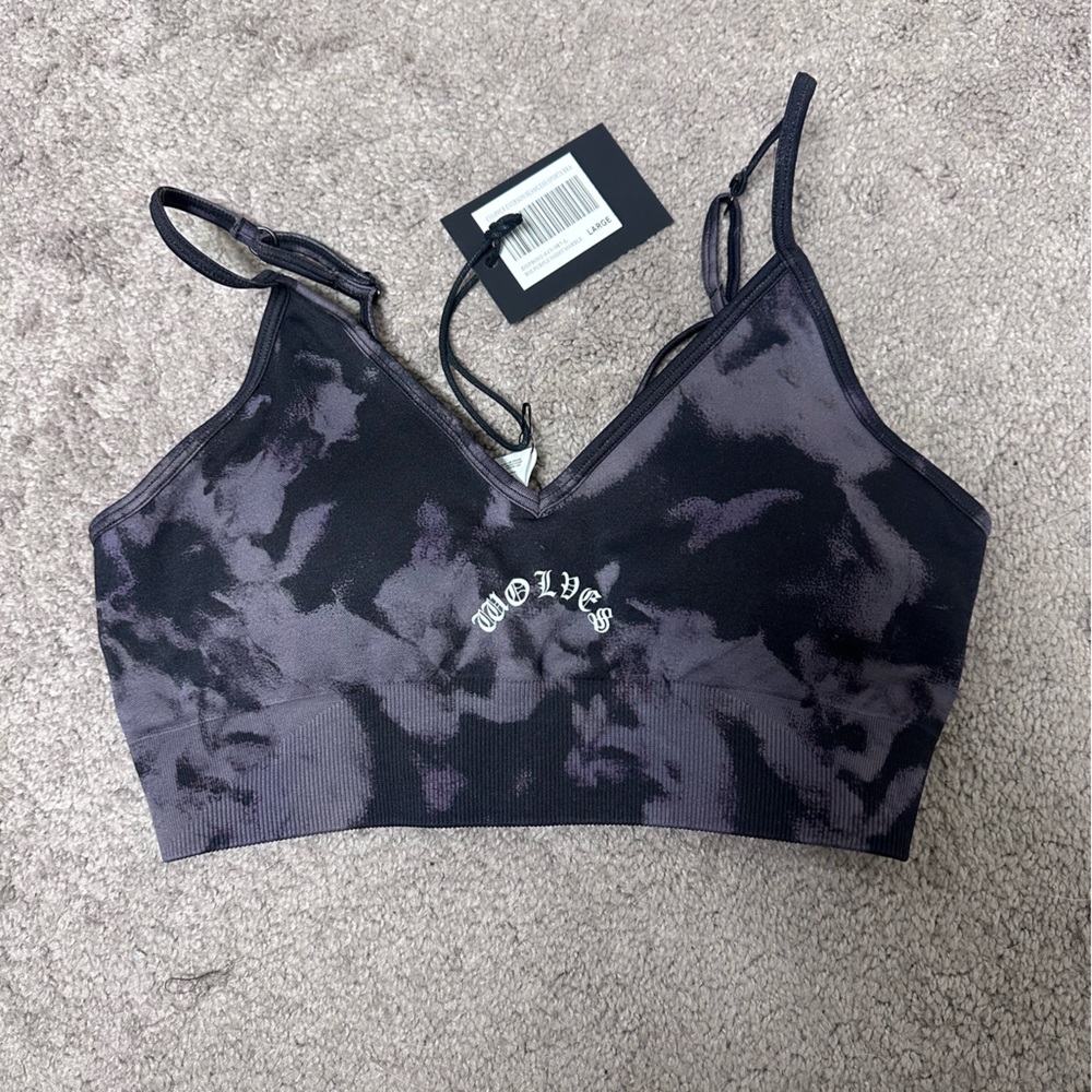 Darc Sport Black & Purple Sports Bra